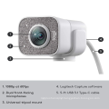 Logitech HD Stream Cam webcam 1080P Computer Camera with Type-c White